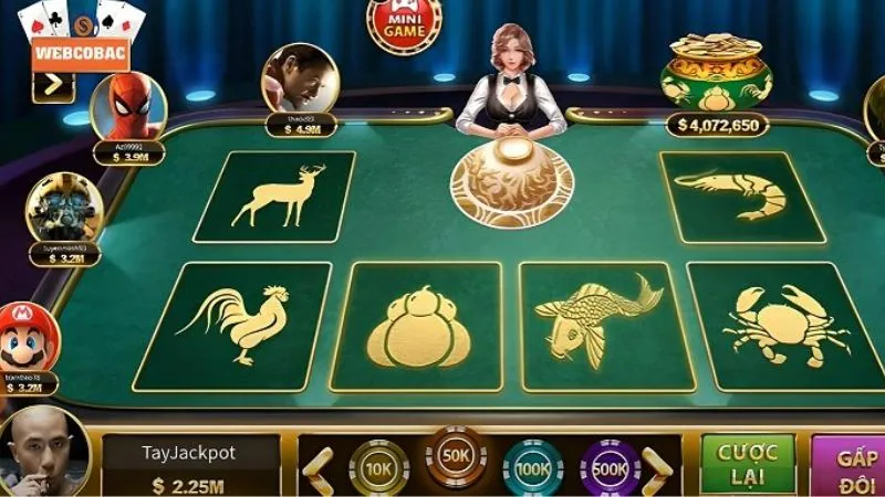 Bầu cua online tại Gemwin thu hút rất nhiều người chơi