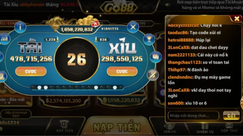 Gemwin là một trong những sàn game uy tín thể tham gia tài xỉu đổi thưởng